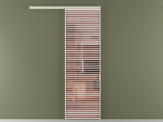 Перегородка Formato вдоль стены 1 створка