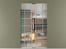 Перегородка Формато скрытый пенал 2 створки