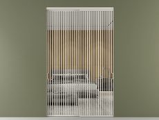 Перегородка Формато внутри проёма 2 створки