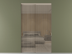 Перегородка Формато внутри проёма 2 створки