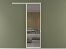 Перегородка Формато вдоль стены 1 створка