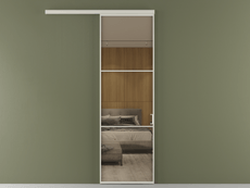 Перегородка Formato вдоль стены 1 створка