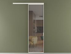 Перегородка Formato вдоль стены 1 створка