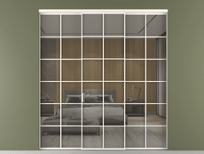 Перегородка Формато внутри проёма 3 створки