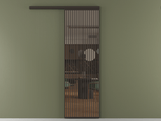 Перегородка Формато вдоль стены 1 створка