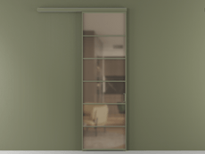 Перегородка Formato вдоль стены 1 створка