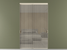 Перегородка Формато внутри проёма 2 створки