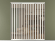 Перегородка Формато внутри проёма 3 створки