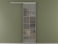 Перегородка Formato вдоль стены 1 створка