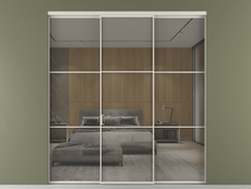 Перегородка Formato внутри проёма 3 створки