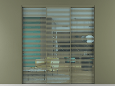 Перегородка Формато внутри проёма 3 створки