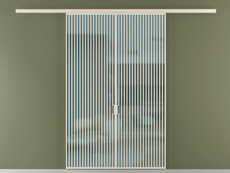 Перегородка Формато вдоль стены 2 створки