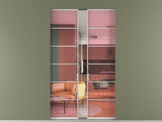 Перегородка Формато скрытый пенал 2 створки