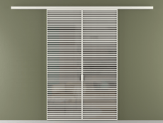 Перегородка Формато вдоль стены 2 створки