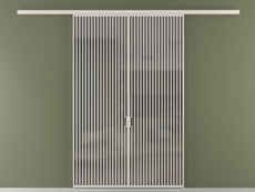 Перегородка Formato вдоль стены 2 створки