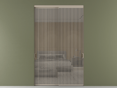 Перегородка Формато внутри проёма 2 створки