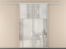 Перегородка Мозаик вдоль стены 2 створки