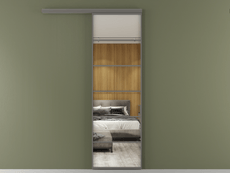 Перегородка Формато вдоль стены 1 створка