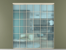 Перегородка Формато внутри проёма 3 створки