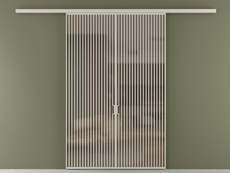 Перегородка Formato вдоль стены 2 створки