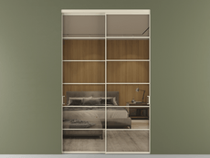 Перегородка Формато внутри проёма 2 створки