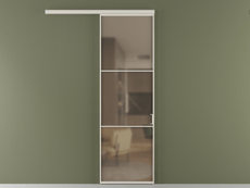 Перегородка Formato вдоль стены 1 створка