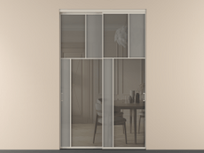 Перегородка Mosaic внутри проёма 2 створки