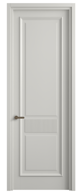 Дверь межкомнатная 6717 МСР. Цвет Матовый серый. Материал Гладкая эмаль. Коллекция Шарм. Картинка.