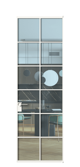 Межкомнатная дверь АЛПЛ040.05 ПРОЗ ГОЛ БЕЛ. Цвет Алюминий Белый. Материал Алюминий. Коллекция Formato. Фото. Дверь межкомнатная АЛПЛ040.05 ПРОЗ ГОЛ БЕЛ. Цвет Алюминий Белый. Материал Алюминий. Коллекция Formato. Картинка.