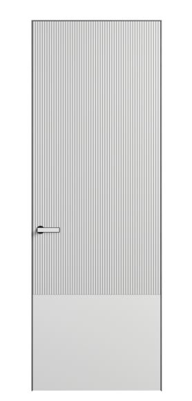 Дверь межкомнатная 8203 МБЛ. Цвет Матовый белоснежный. Материал Гладкая эмаль. Коллекция Velvet. Картинка.