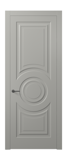 Дверь межкомнатная АКП 8461 МНСР Матовый нейтральный серый. Цвет Матовый нейтральный серый. Материал Гладкая эмаль. Коллекция Mascot. Картинка.