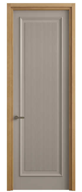 Дверь межкомнатная 6711 МБСК. Цвет Матовый бисквитный. Материал Гладкая эмаль. Коллекция Шарм. Картинка.