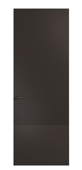 Дверь межкомнатная АКП 8203 МАН Матовый антрацит. Цвет Матовый антрацит. Материал Гладкая эмаль. Коллекция Velvet. Картинка.