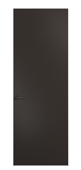 Дверь межкомнатная АКП 8201 МАН Матовый антрацит. Цвет Матовый антрацит. Материал Гладкая эмаль. Коллекция Velvet. Картинка.