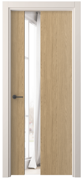Дверь межкомнатная 4224 ЖМД ДВ ЗЕР. Цвет Жемчужный дуб. Материал Ламинатин. Коллекция Freedom. Картинка.