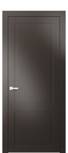 Дверь межкомнатная 8002 МАН. Цвет Матовый антрацит. Материал Гладкая эмаль. Коллекция Neo Classic. Картинка.