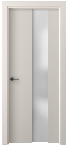 Дверь межкомнатная 4226 ПЭСС САТ. Цвет ПЭТ светло-серый. Материал ПЭТ. Коллекция Freedom. Картинка.